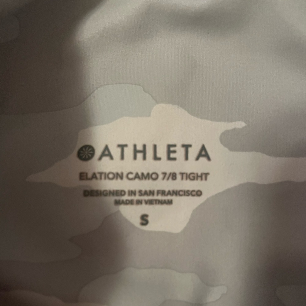 ATHLETA ELATION CAMO LEGGINGS - Picture 2 of 2